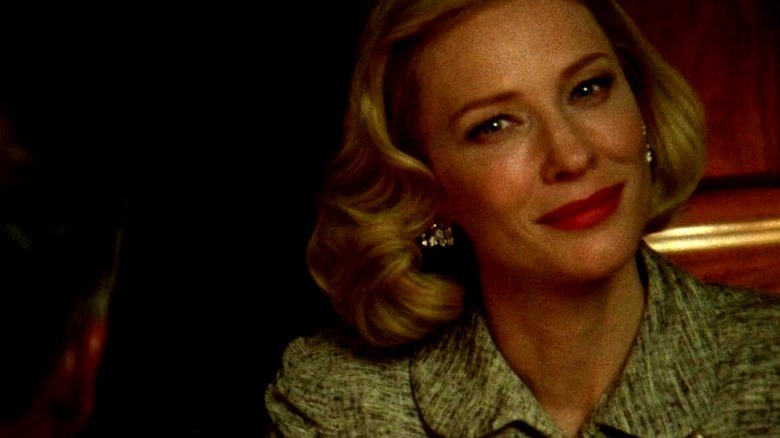 Cate Blanchett's Carol smiles pleasantly in Carol