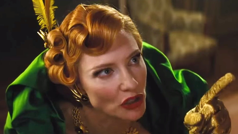 Cate Blanchett's stepmother wags finger in Cinderella