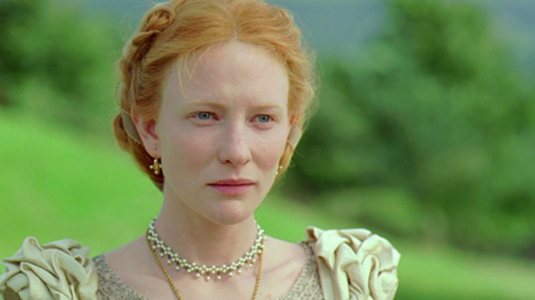 Cate Blanchett as young Elizabeth I in Elizabeth