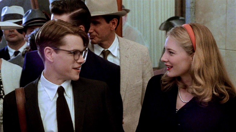 Cate Blanchett's Meredith Logue in conversation in The Talented Mr. Ripley