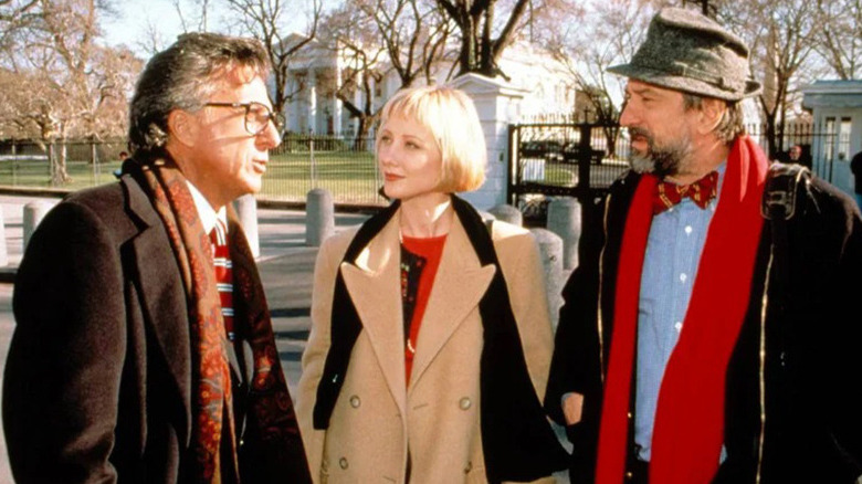 Dustin Hoffman with Anne Heche and Robert De Niro