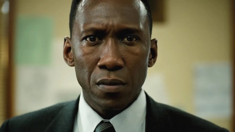 Mahershala Ali stares intently