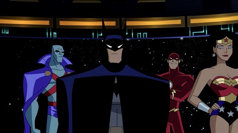 Batman and members of the JLA