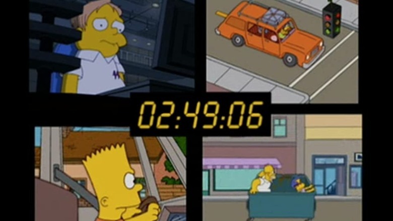 Simpsons clock countdown