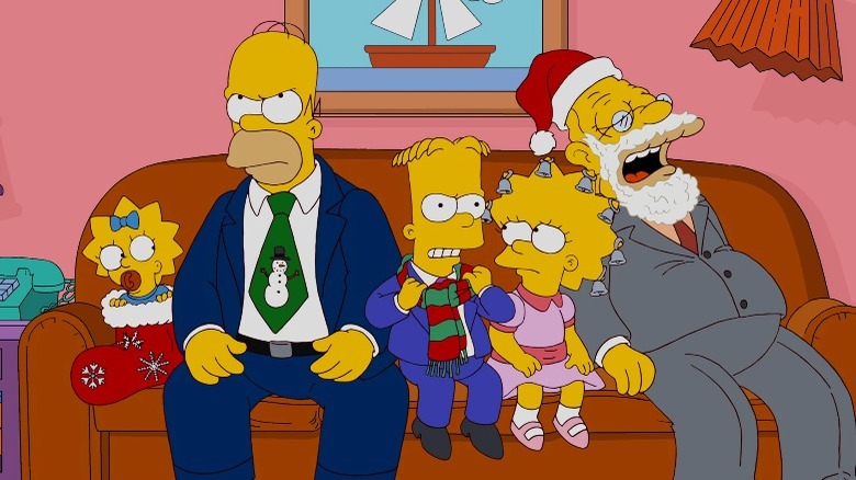 Simpsons annoyed Christmastime