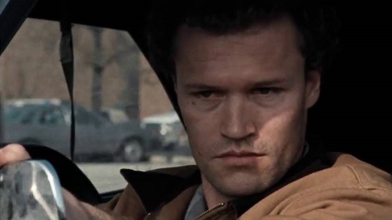 Michael Rooker in a car