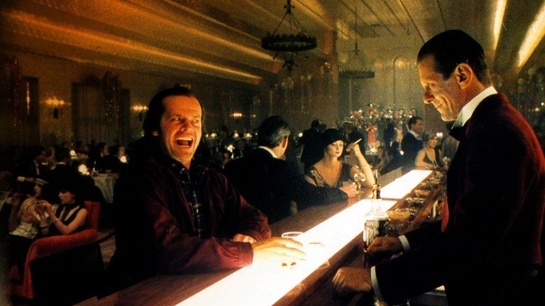 Jack Nicholson at a bar