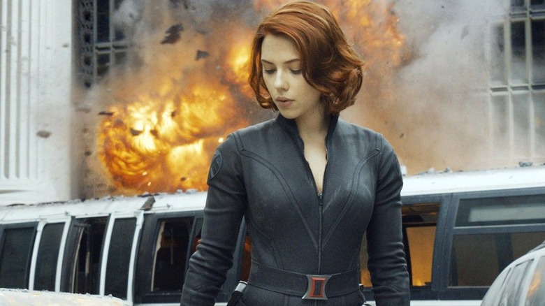 Scarlett Johannson in "Avengers"