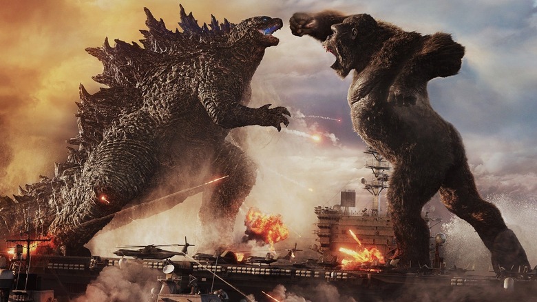 Godzilla and Kong in Godzilla Vs Kong
