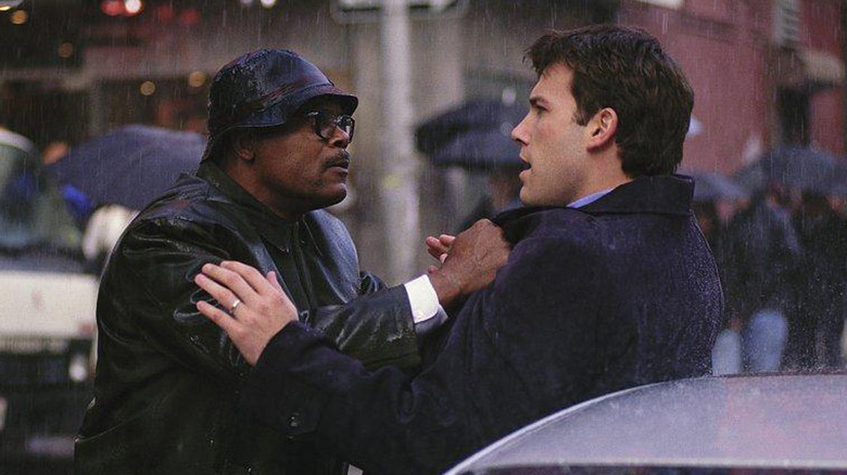 Ben Affleck accosted by Samuel L. Jackson