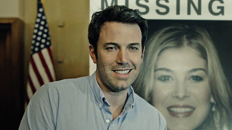 Ben Affleck smiles awkwardly