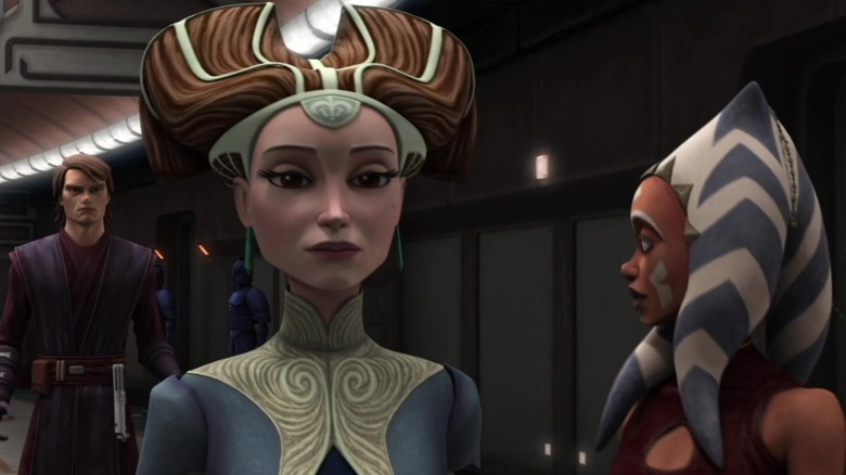 Padme and Ahsoka negotiate