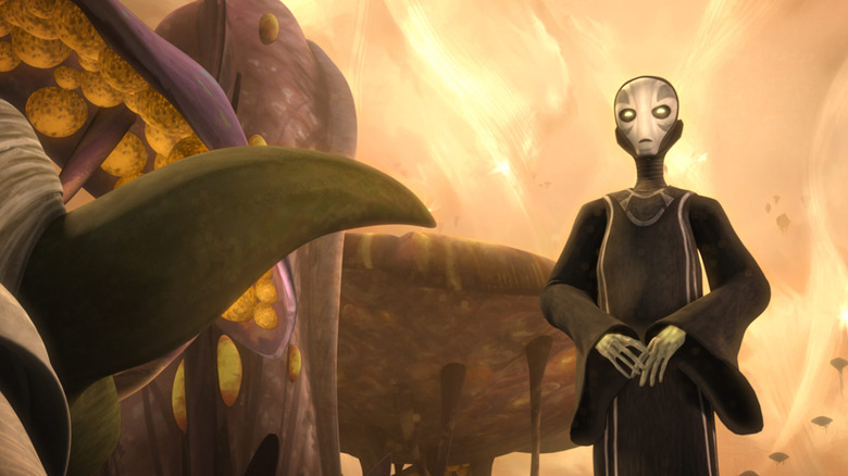 Force Priestress talks to Yoda