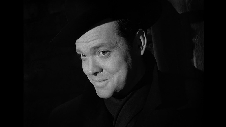 Orson Welles smiling