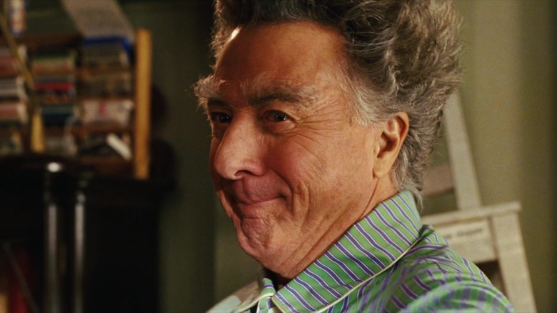 Dustin Hoffman grinning