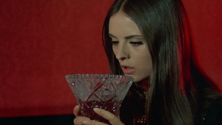 A crystal goblet of blood