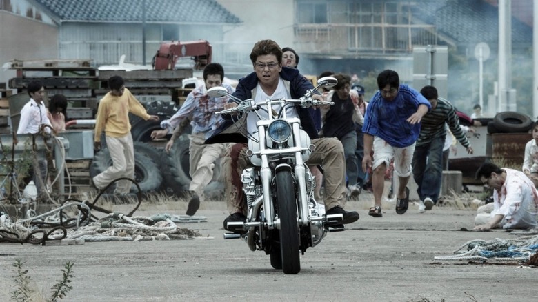 Yakuza on motorcycle 