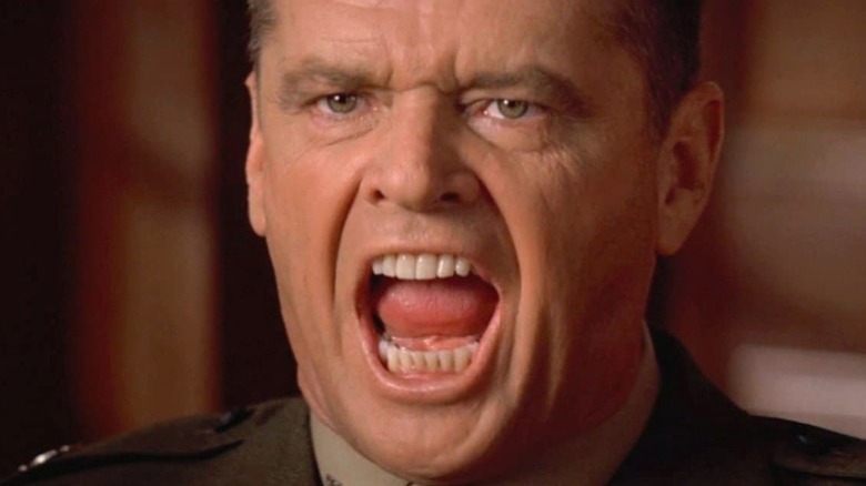 Jack Nicholson yelling