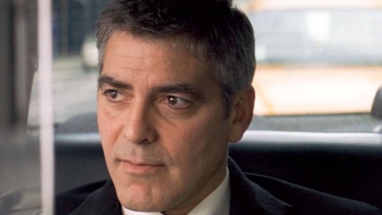 George Clooney in car