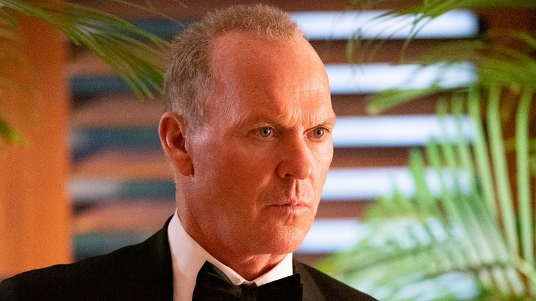 Michael Keaton serious tuxedo