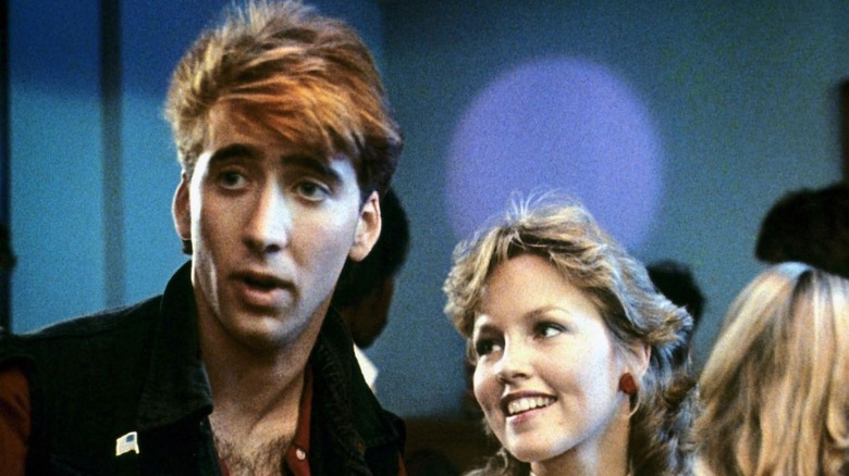 Nicolas Cage and Deborah Foreman