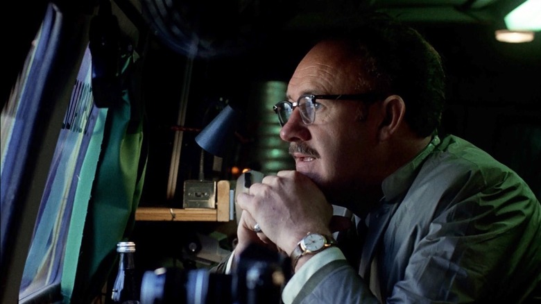 Gene Hackman watching