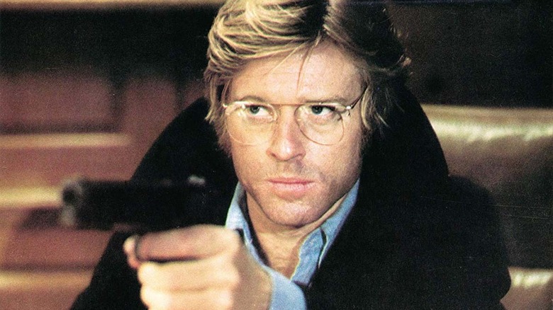 Robert Redford with gun