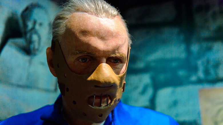 Hannibal Lecter wears mask