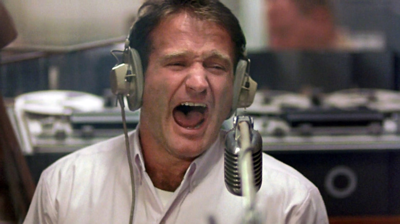 Robin Williams in "Good Morning Vietnam"
