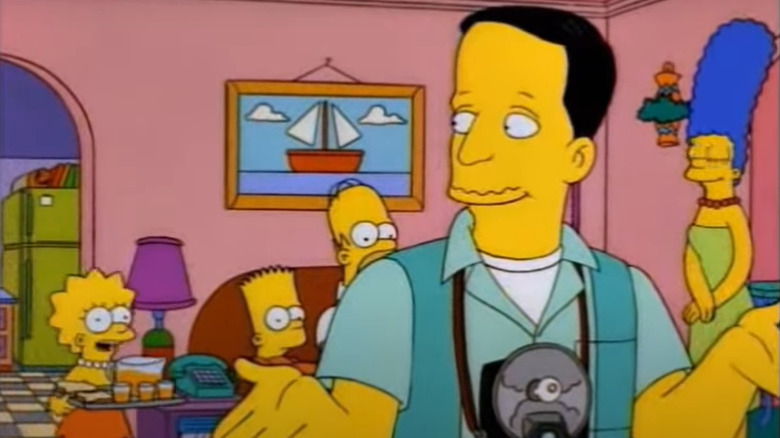 John in the Simpsons' home