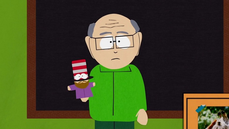 Mr. Garrison and Mr. Hat attempt to teach