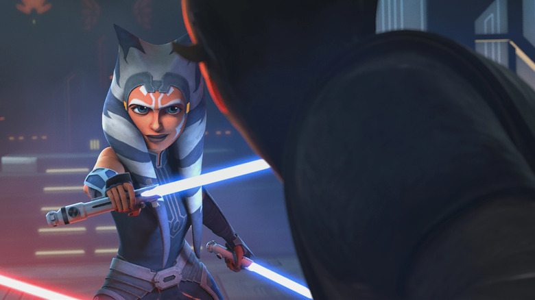 Ahsoka fights Maul