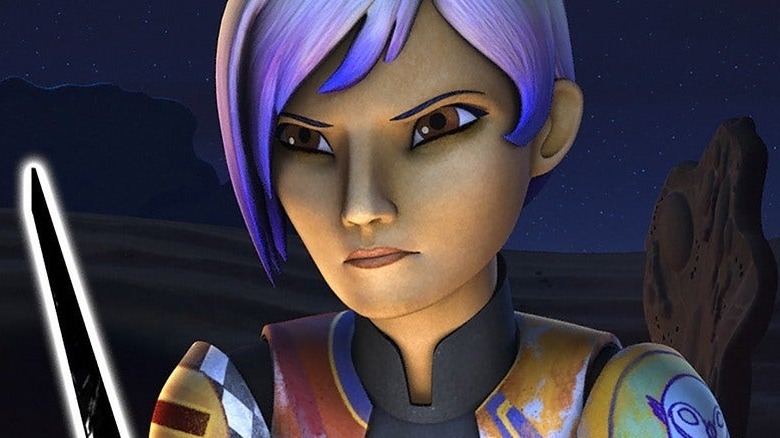 Sabine weilding the darksaber