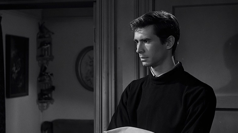 Anthony Perkins as Norman Bates in "Psycho"