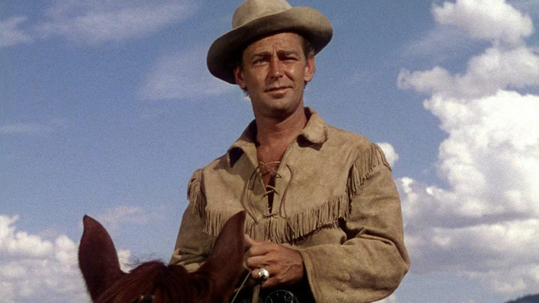 Alan Ladd on horse