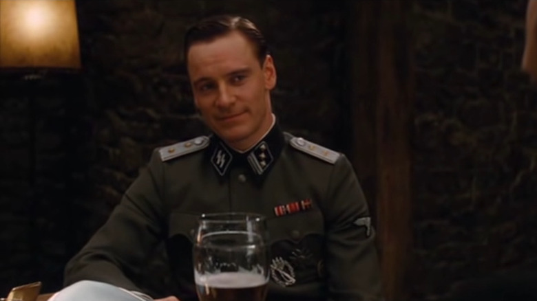 Michael Fassbender in bar