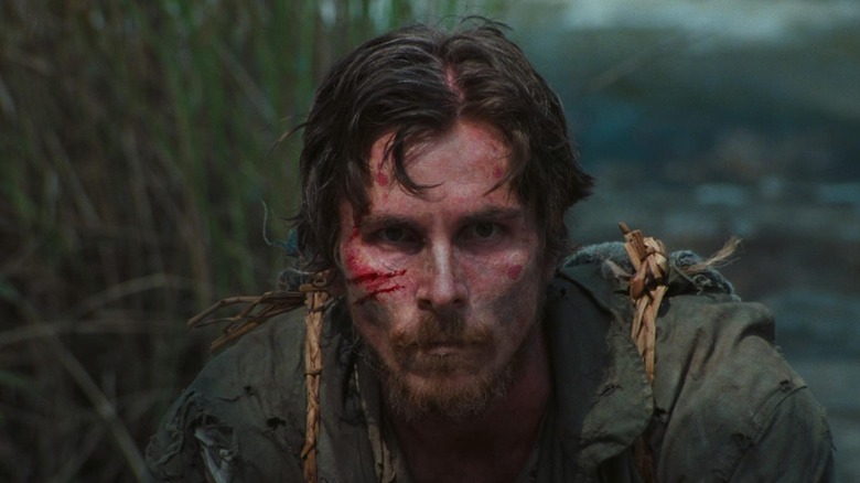Christian Bale surviving in wilderness