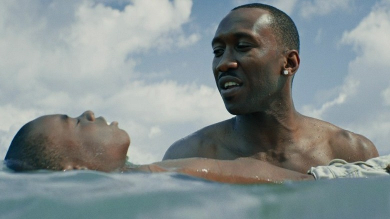 Alex R. Hibbert Mahershala Ali in ocean