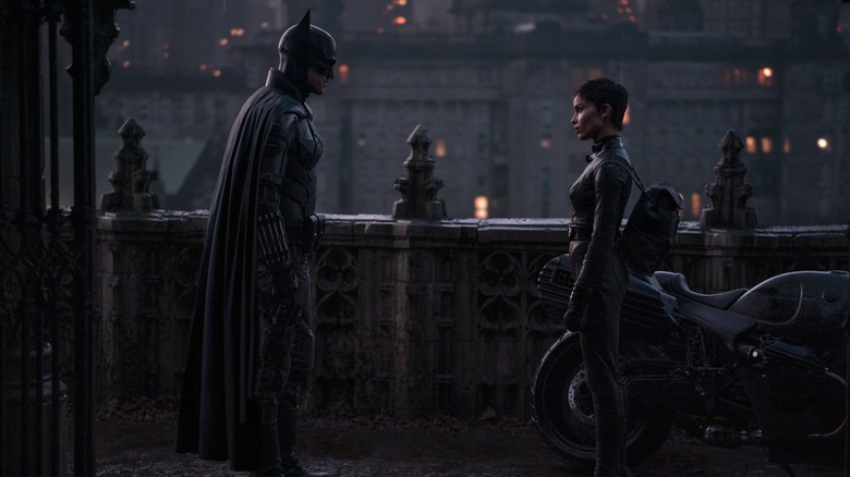 Batman and Catwoman in The Batman