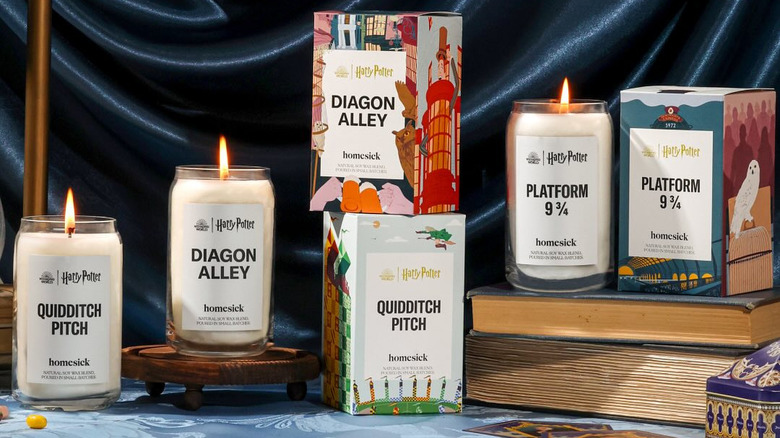 Homesick Harry Potter Candles