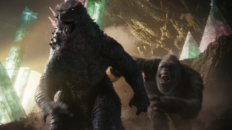 Godzilla x Kong New Empire running scene 