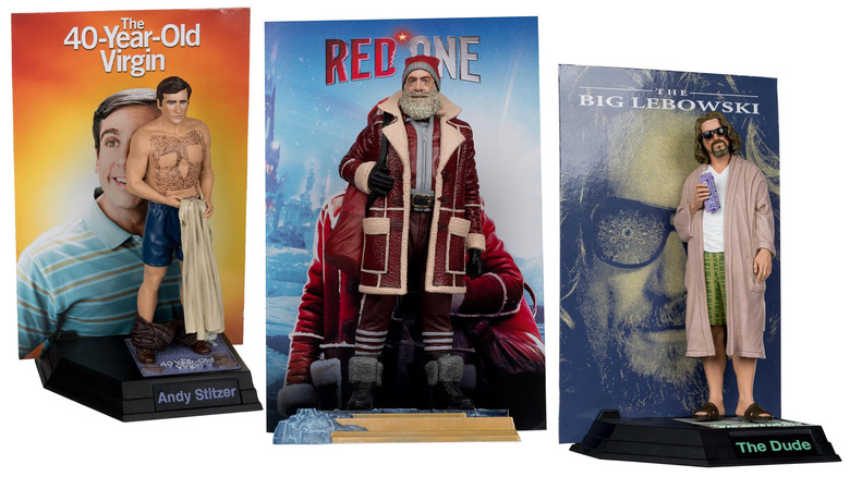 McFarlane Toys Movie Maniacs for The 40-Year Old Virgin, Red One, and The Big Lebowski