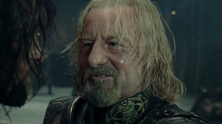 Raja Theoden Berbicara dengan Aragorn