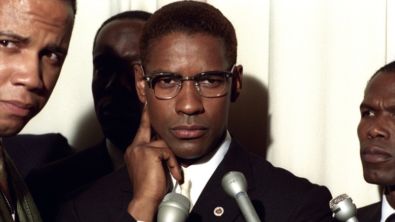 Denzel Washington glasses Malcolm X
