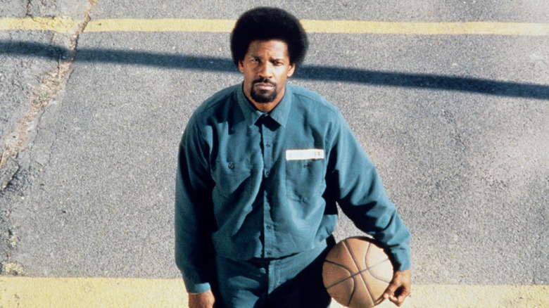 Denzel Washington holding basketball He Got Game