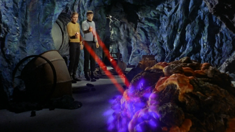 Kirk and Spock phaser Horta