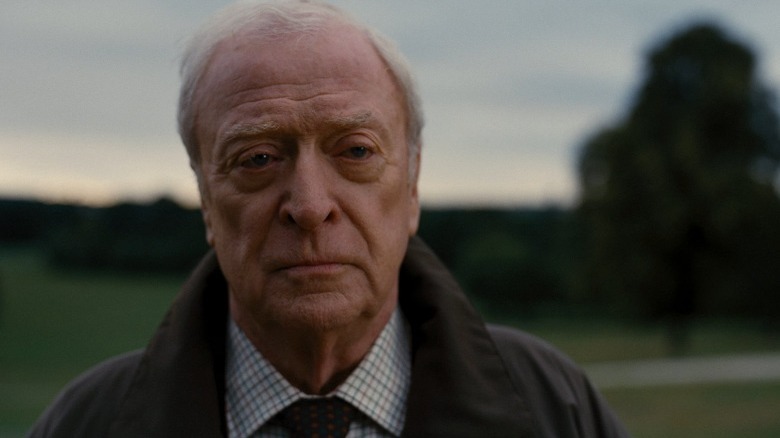 Michael Caine upturned collar