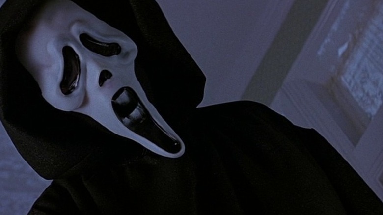 Ghostface looking down