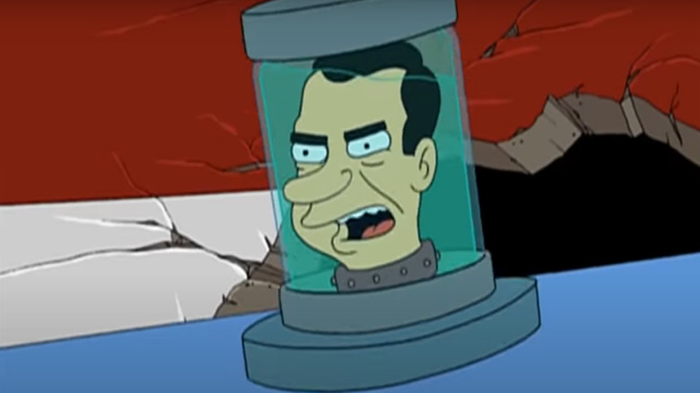 Richard Nixon's head in a jar