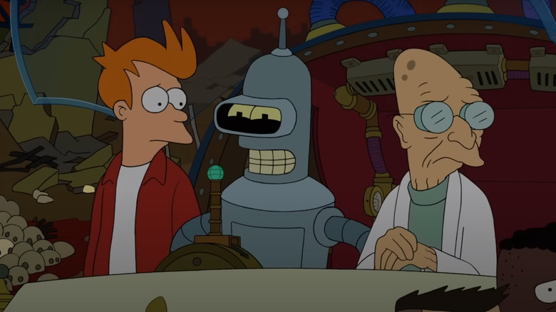 Fry, Bender, and the Professor